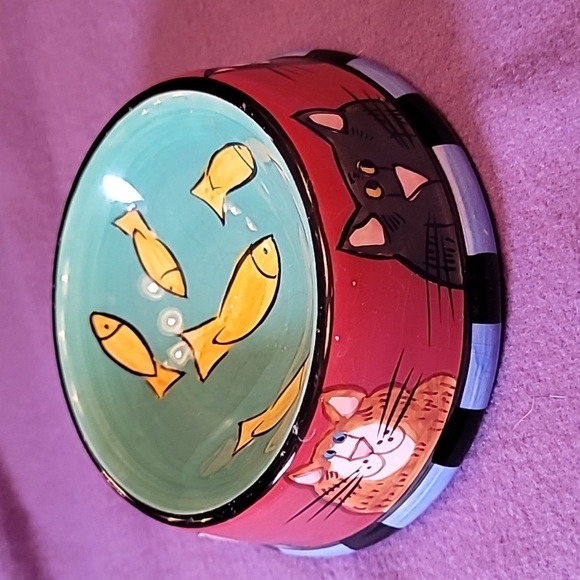 0773. CATZILLA ~ Candace Reiter Design ~ 2000 ~ Collectible Pet Dish ~ 🙀 CATS - Picture 4 of 8